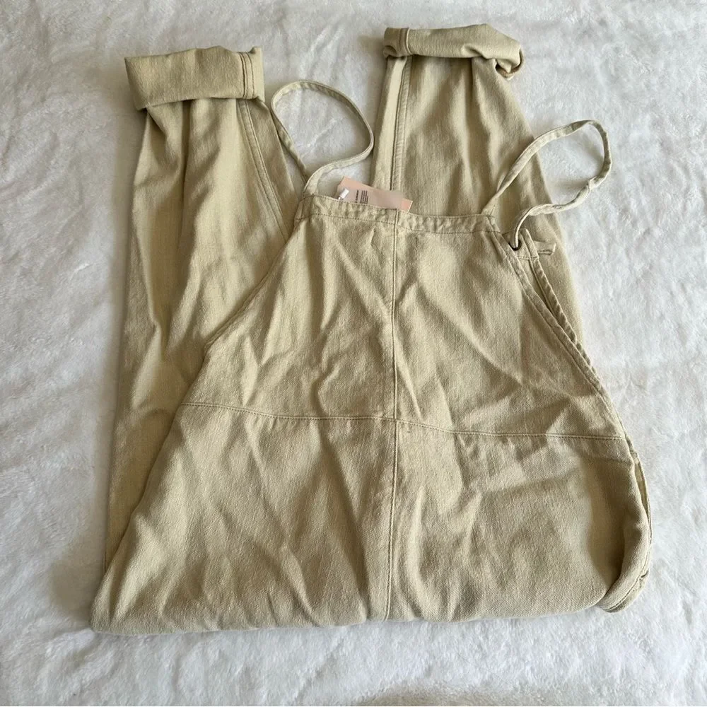 Minkpink MPD Seeker Overalls Natural Beige Size Small NWT